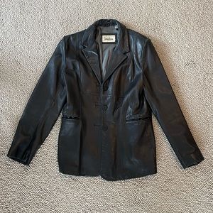 Vintage Neiman Marcus Women’s Leather Blazer- M